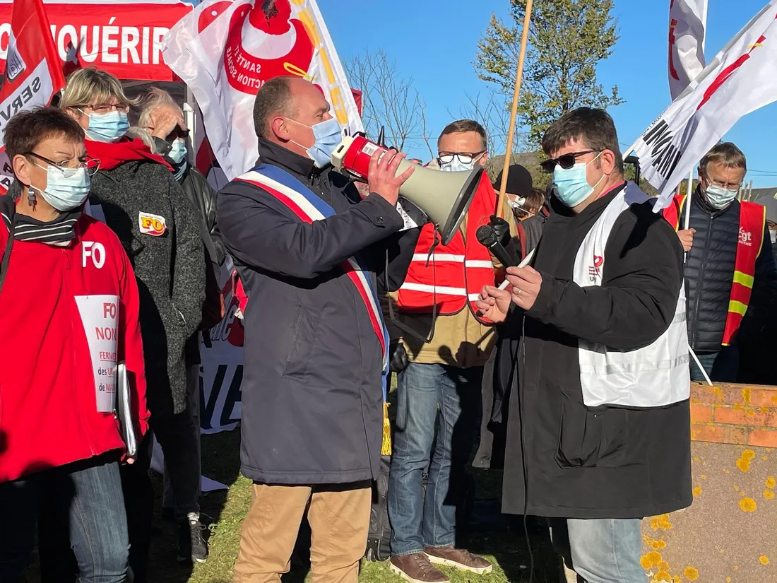 Frédéric Beauchef au micro